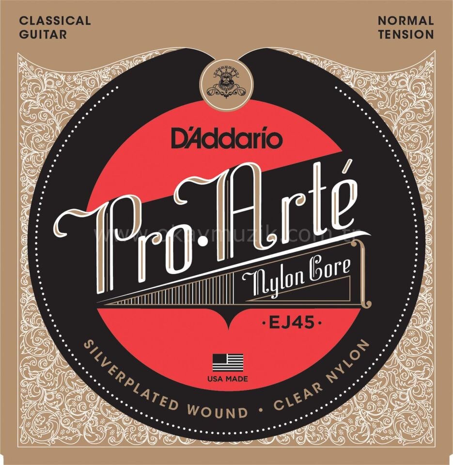 D'Addario EJ45 Pro-Arte - Normal Tansiyon Klasik Gitar Teli
