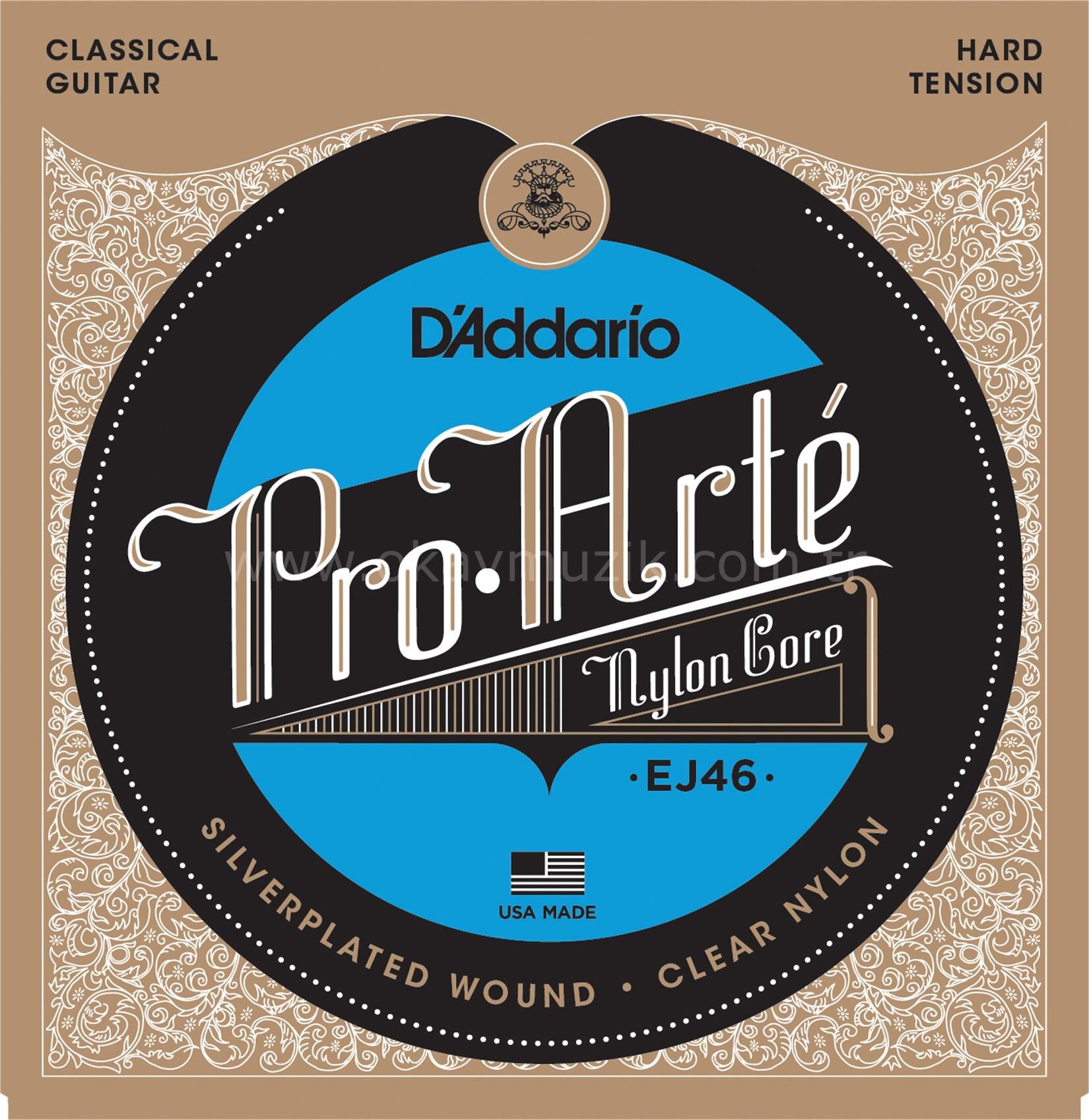 Daddario Ej46 -Pro Arte- Hard Tension Klasik Gitar Teli