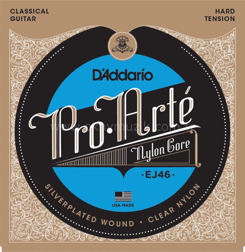 Daddario Ej46 -Pro Arte- Hard Tension Klasik Gitar Teli