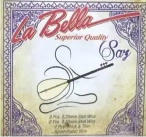 La Bella 0.20 Bağlama Teli( Uzun Sap