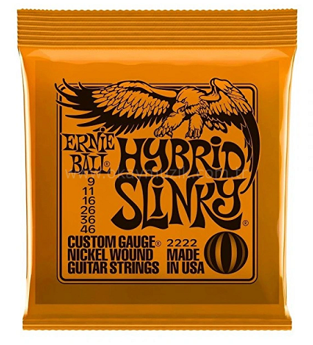 Hybrid Slinky Nickel Wound Elektro Gitar Teli 9-46 Gauge