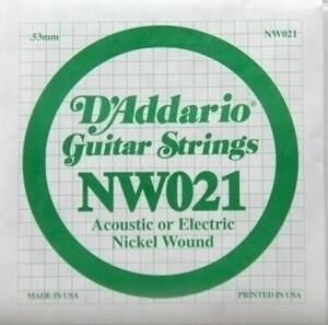 DADDARIO NW021 ELEKTRO VE AKUSTİK TEK TEL